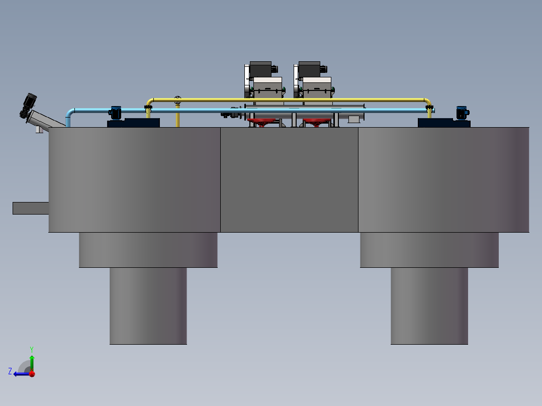 洗陶瓷矿石水处理右视图