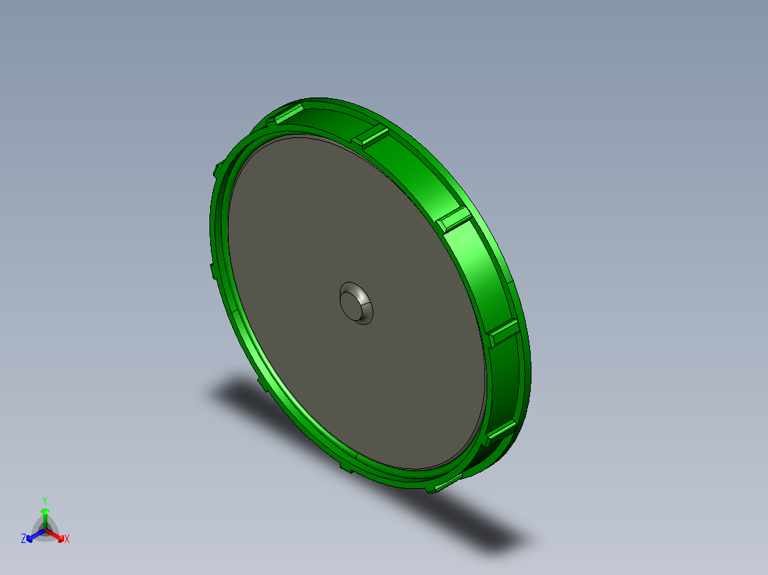 jagger HD 270 圆盘扩香器正等轴测图
