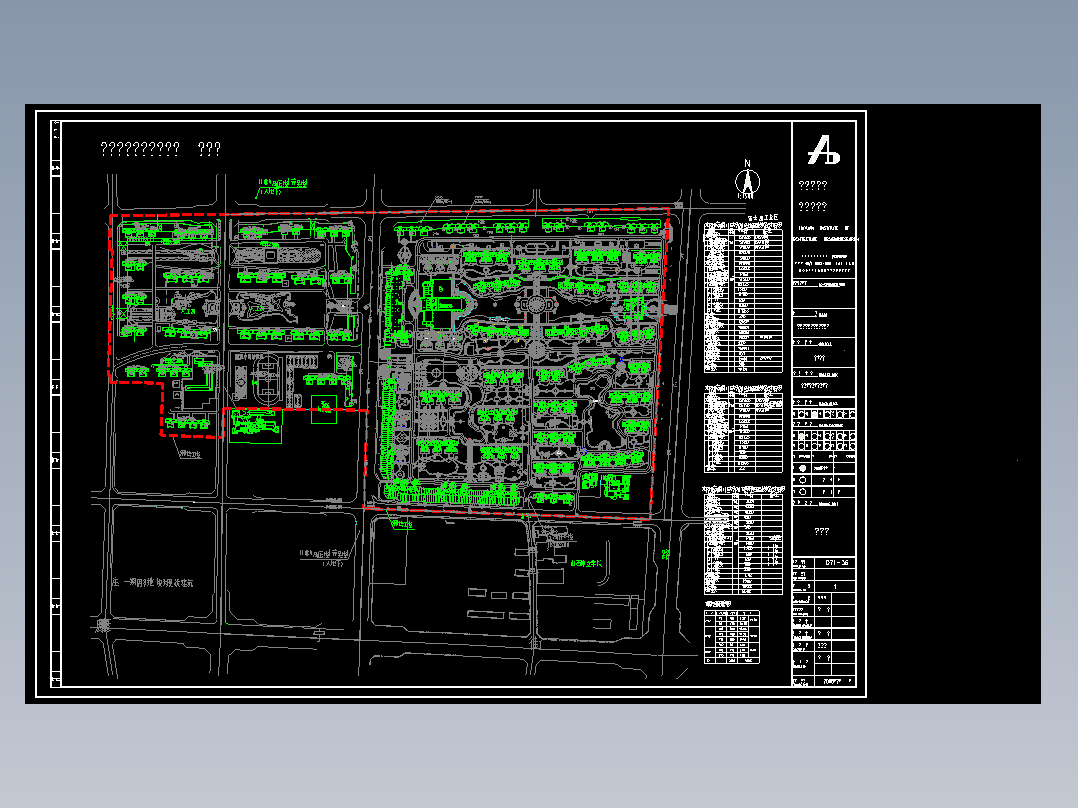 一、二期园林总平面图09.07.25 (2)