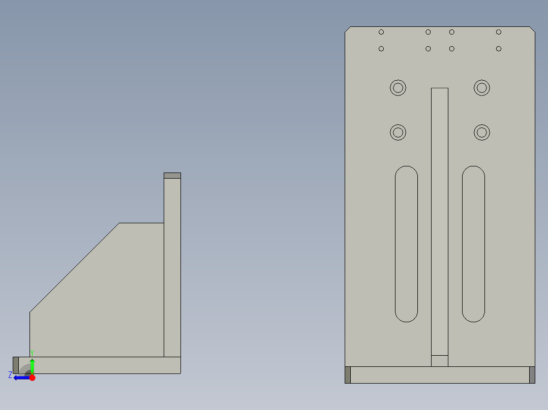夹具电芯下料组件-1-11-120右视图