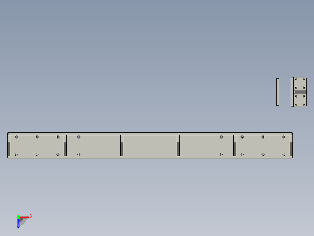 夹具电芯下料组件-1-11-120俯视图