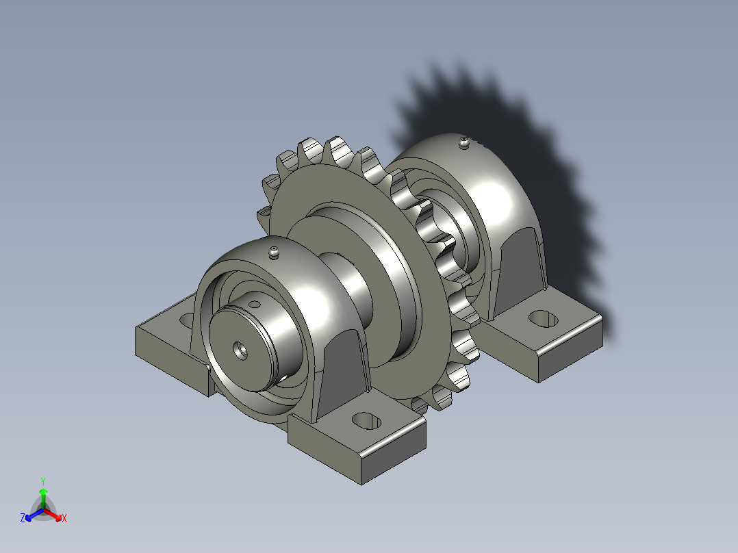 单排从动轮总成