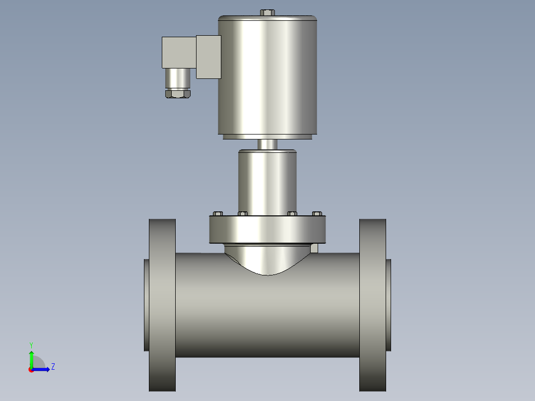 备份属于备份属于ZCZP型蒸汽电磁阀ZCZP-16-F-K左视图