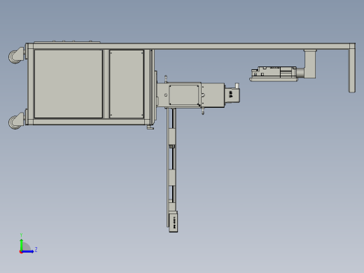 汽车密封条导槽切断装置左视缩略图