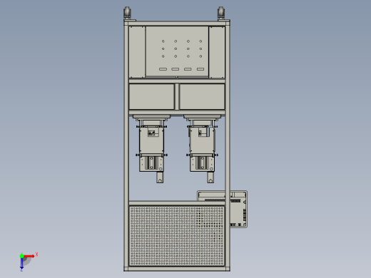 汽车密封条导槽切断装置俯视缩略图