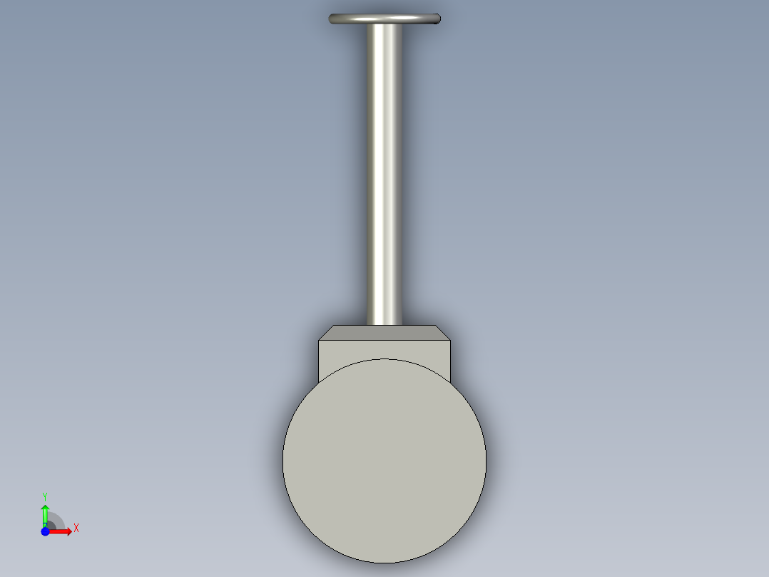 ASG-0024DN80闸阀BCD-as前视图