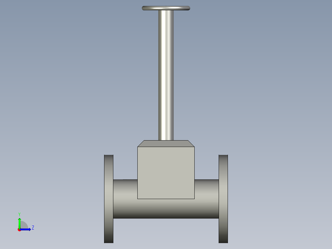 ASG-0024DN80闸阀BCD-as左视图