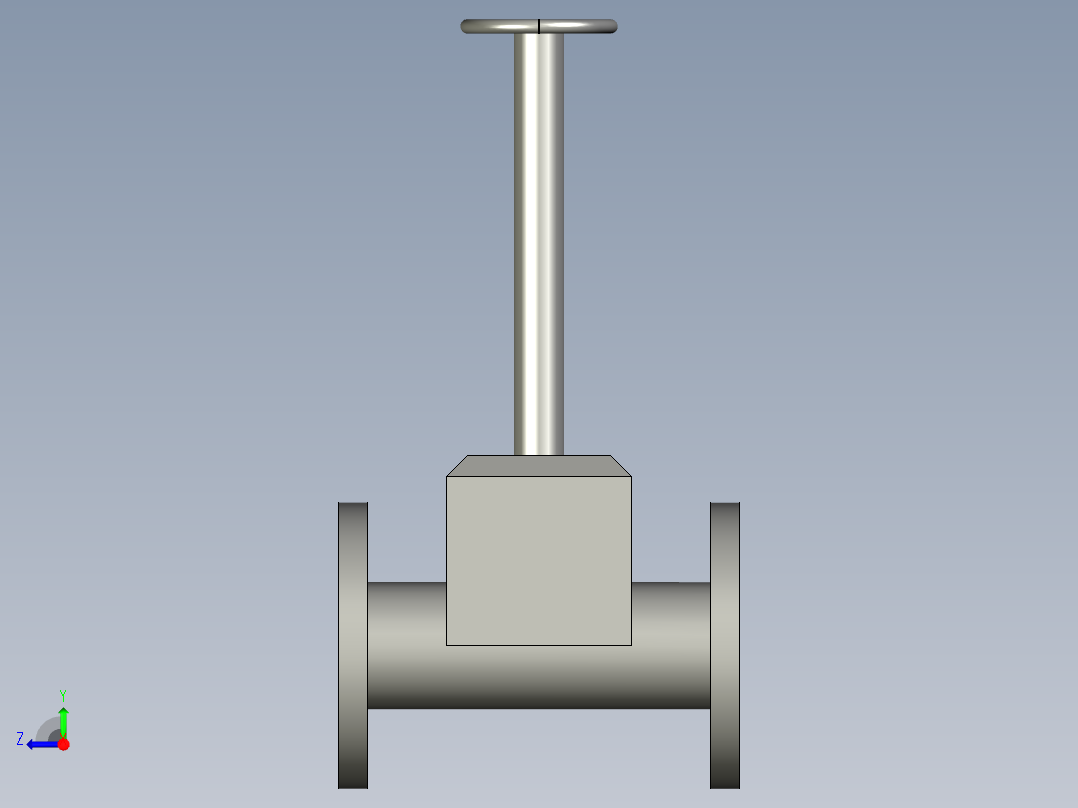 ASG-0024DN80闸阀BCD-as右视图