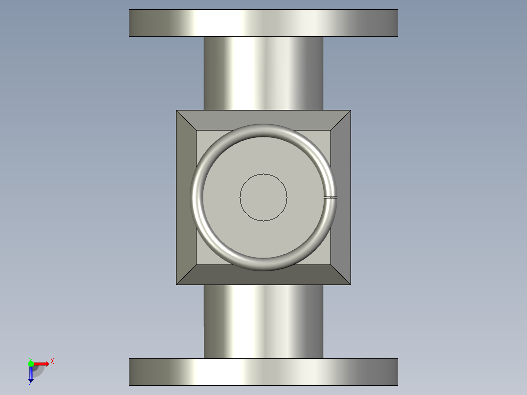 ASG-0024DN80闸阀BCD-as俯视图