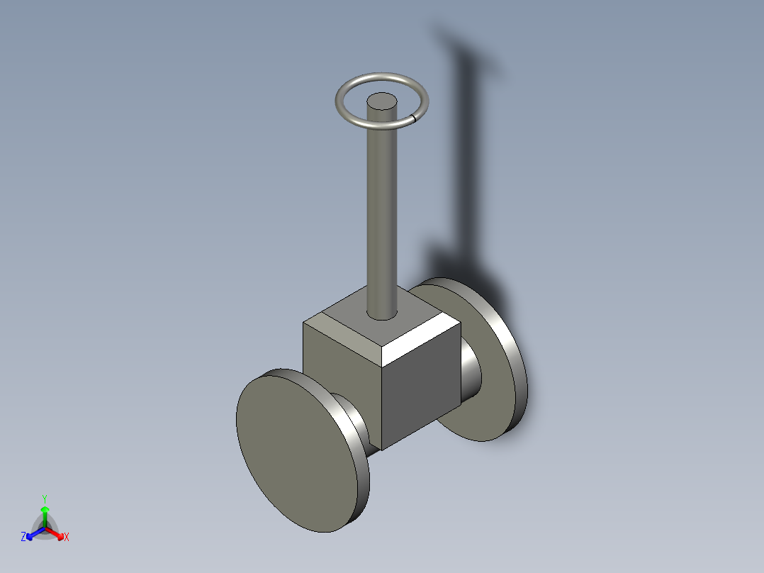 ASG-0024DN80闸阀BCD-as正等轴测图