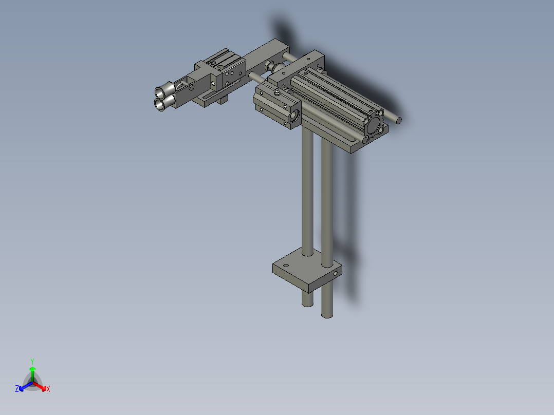 YSJ-04-000送线尾机构主视图