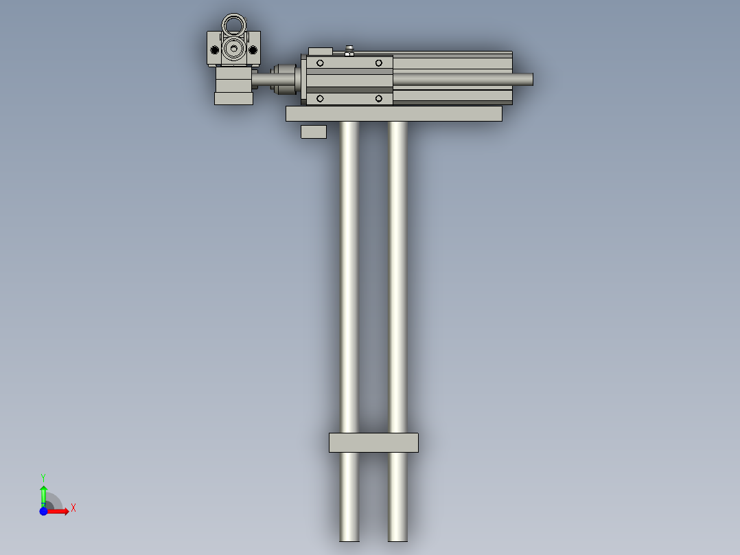 YSJ-04-000送线尾机构前视图