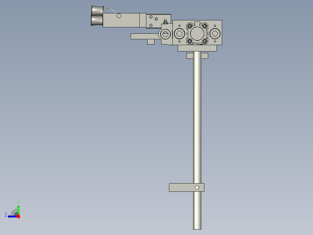 YSJ-04-000送线尾机构右视图