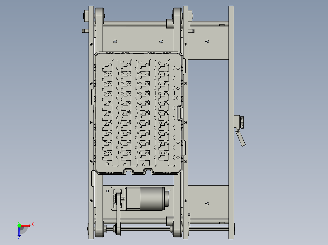水平皮带线2俯视图