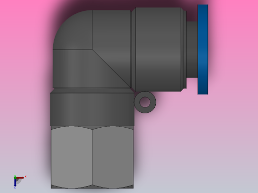 PLF 内螺纹弯头[PLF12-03]俯视缩略图