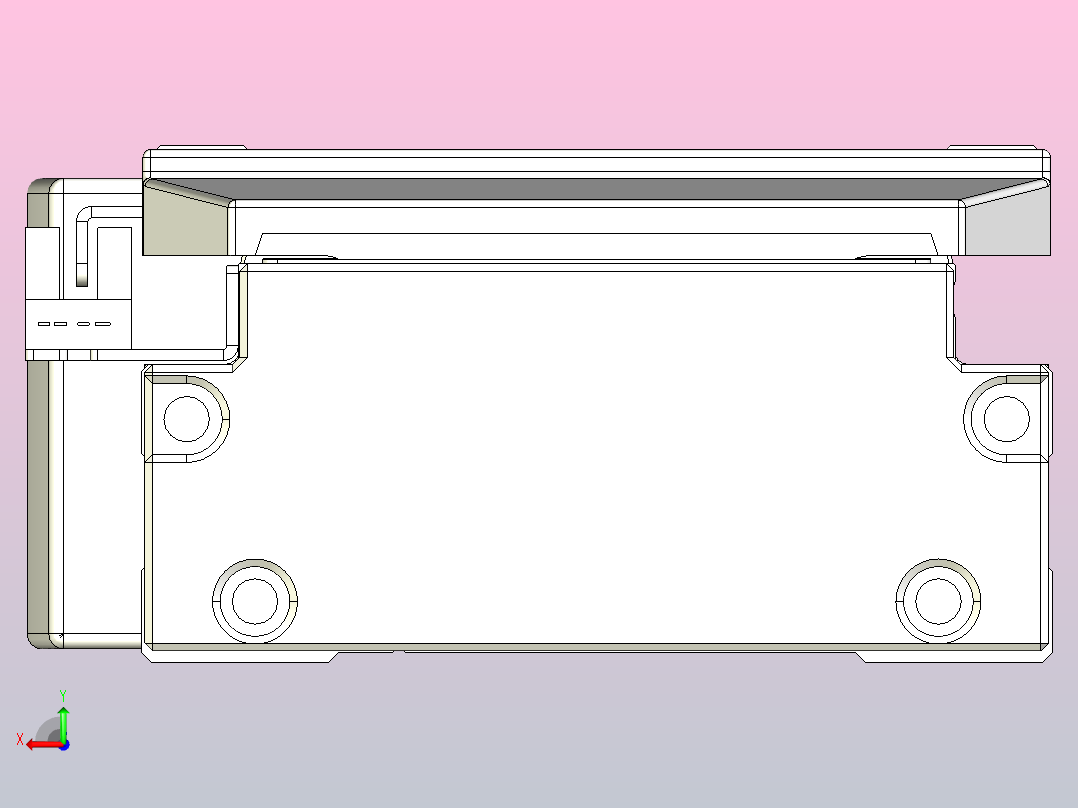 机器人皮带驱动直线轴TPA-GCB-120-P70-L1150-QR-M20-N3后视图