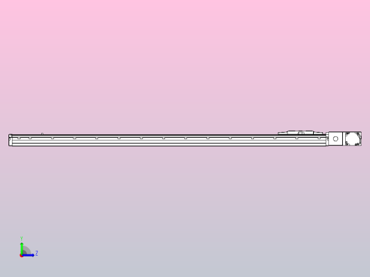 机器人皮带驱动直线轴TPA-GCB-120-P70-L1150-QR-M20-N3左视缩略图