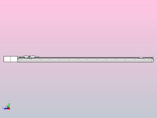 机器人皮带驱动直线轴TPA-GCB-120-P70-L1150-QR-M20-N3右视缩略图
