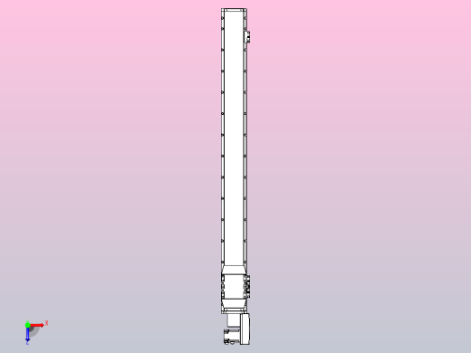 机器人皮带驱动直线轴TPA-GCB-120-P70-L1150-QR-M20-N3俯视缩略图