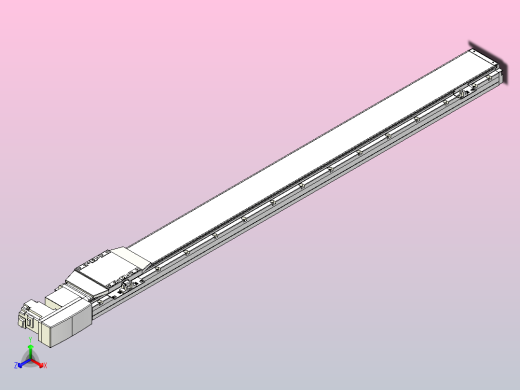 机器人皮带驱动直线轴TPA-GCB-120-P70-L1150-QR-M20-N3正等轴测缩略图