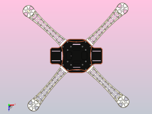 F450 四轴飞行器框架俯视缩略图
