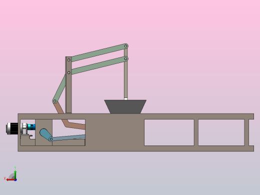 麦秸秆打包机三维SW+二维CAD后视缩略图
