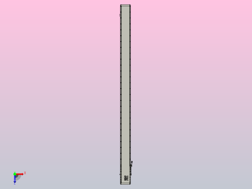直驱直线电机轴TPA-LNP2-200-55C6-1-L3240-3-C-05-N3俯视缩略图