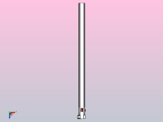 皮带直线轴半封闭可选导轨TPA-HNB-120D-110-L1950-RP-C-P40-N3俯视缩略图