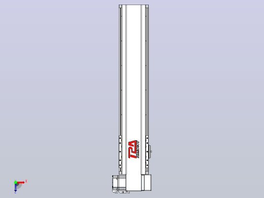皮带直线轴半封闭可选导轨TPA-HNB-120D-110-L450-RP-Y-P40-N3俯视缩略图