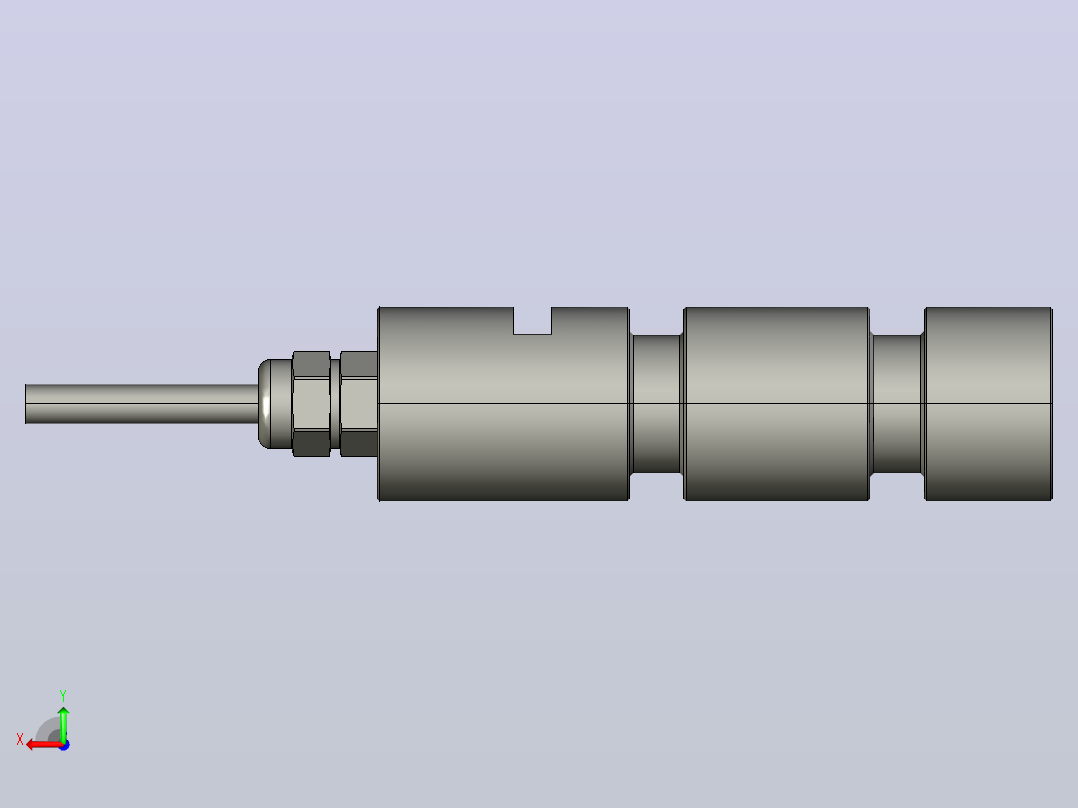 定制型销轴式称重传感器后视图