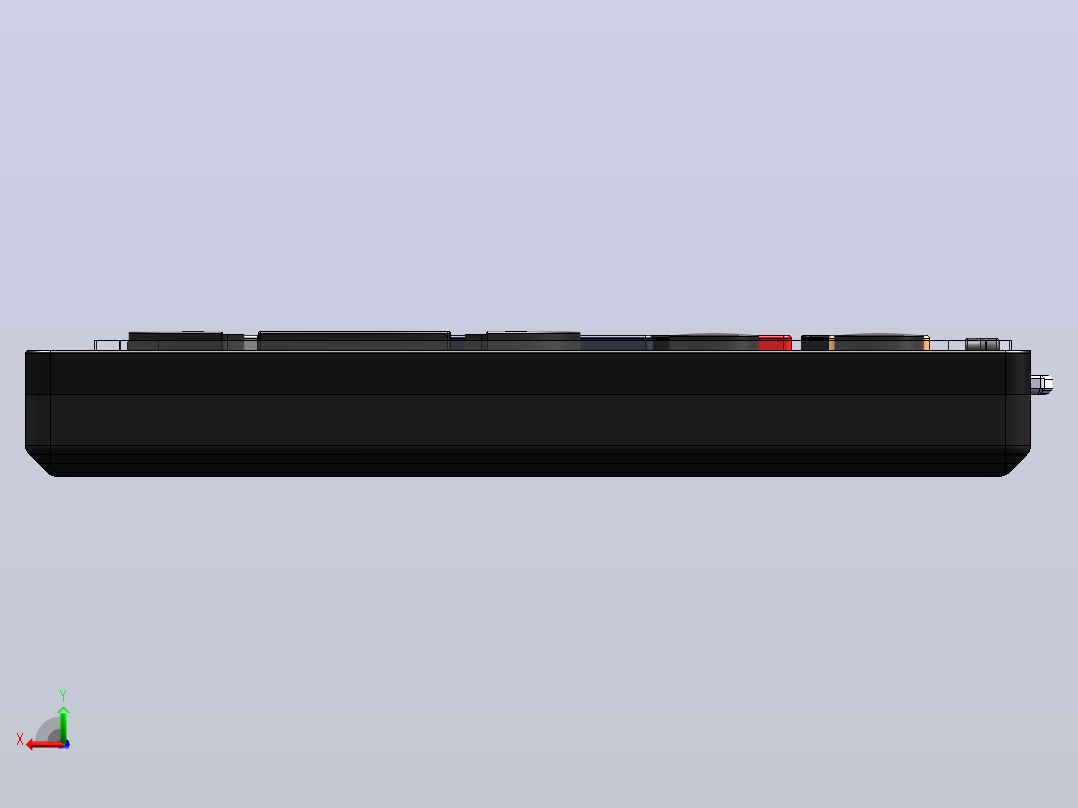 卡西欧fx-5800P计算器后视图