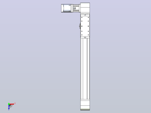 带式直线轴半闭式TPA-ONB-100-232-L650-DR-J90-N3俯视缩略图