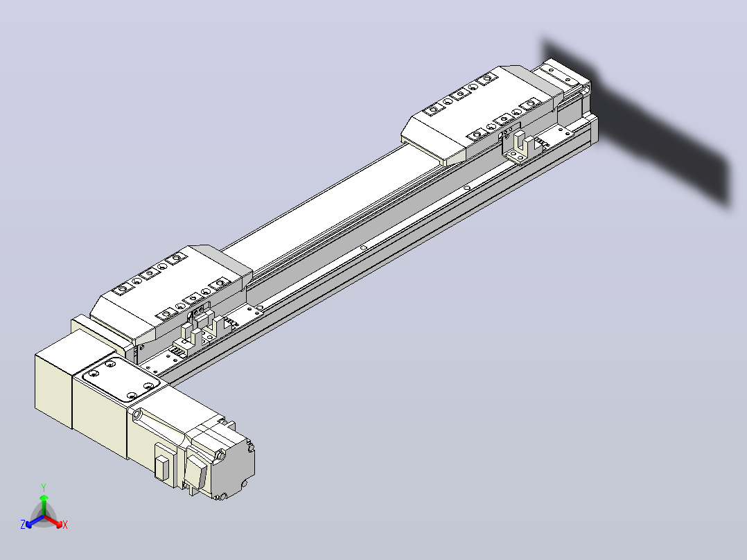 皮带直线轴双滑块型TPA-GCBS-50-P42-L75-DL-M10-N3主视图