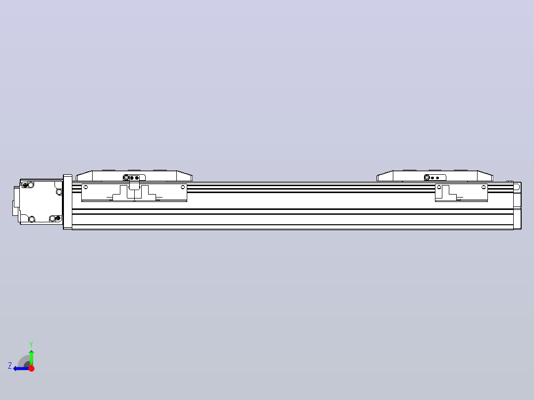 皮带直线轴双滑块型TPA-GCBS-50-P42-L75-DL-M10-N3右视图