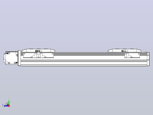 皮带直线轴双滑块型TPA-GCBS-50-P42-L75-DL-M10-N3右视缩略图