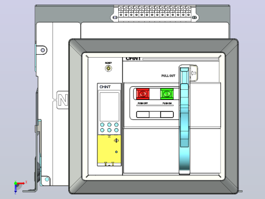 NA8-2500 2000A-2500A 4P 固定式-垂直接线+门框202409俯视缩略图
