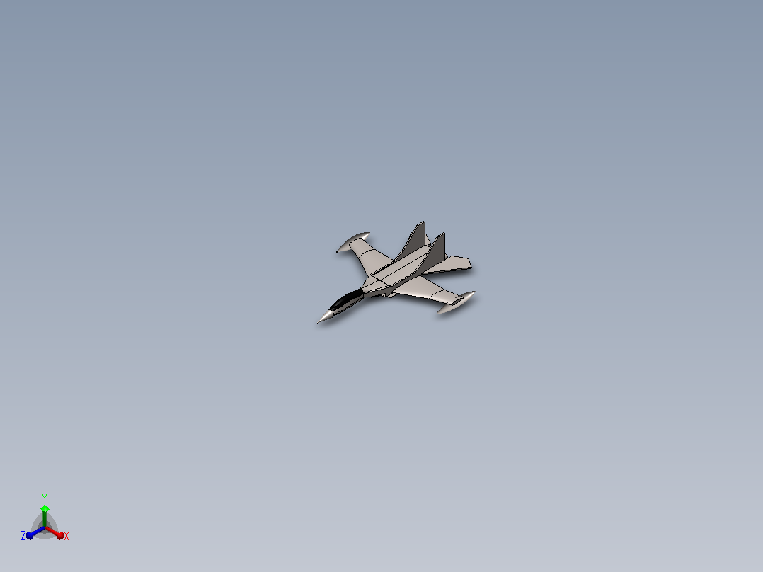 米格35 3D模型正等轴测图