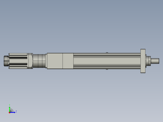 MTA125-400-P10-FF-D-K_-P2000W&amp;3000W-S3重载型电动缸左视缩略图