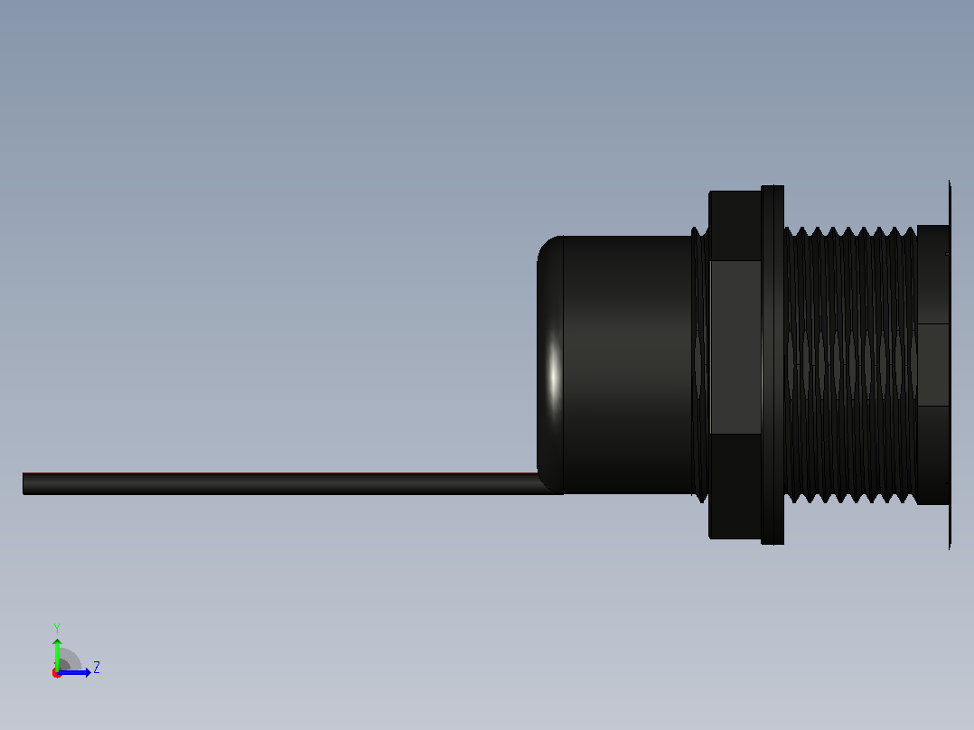 电源USB-C-A双插孔PD-QC-12左视图