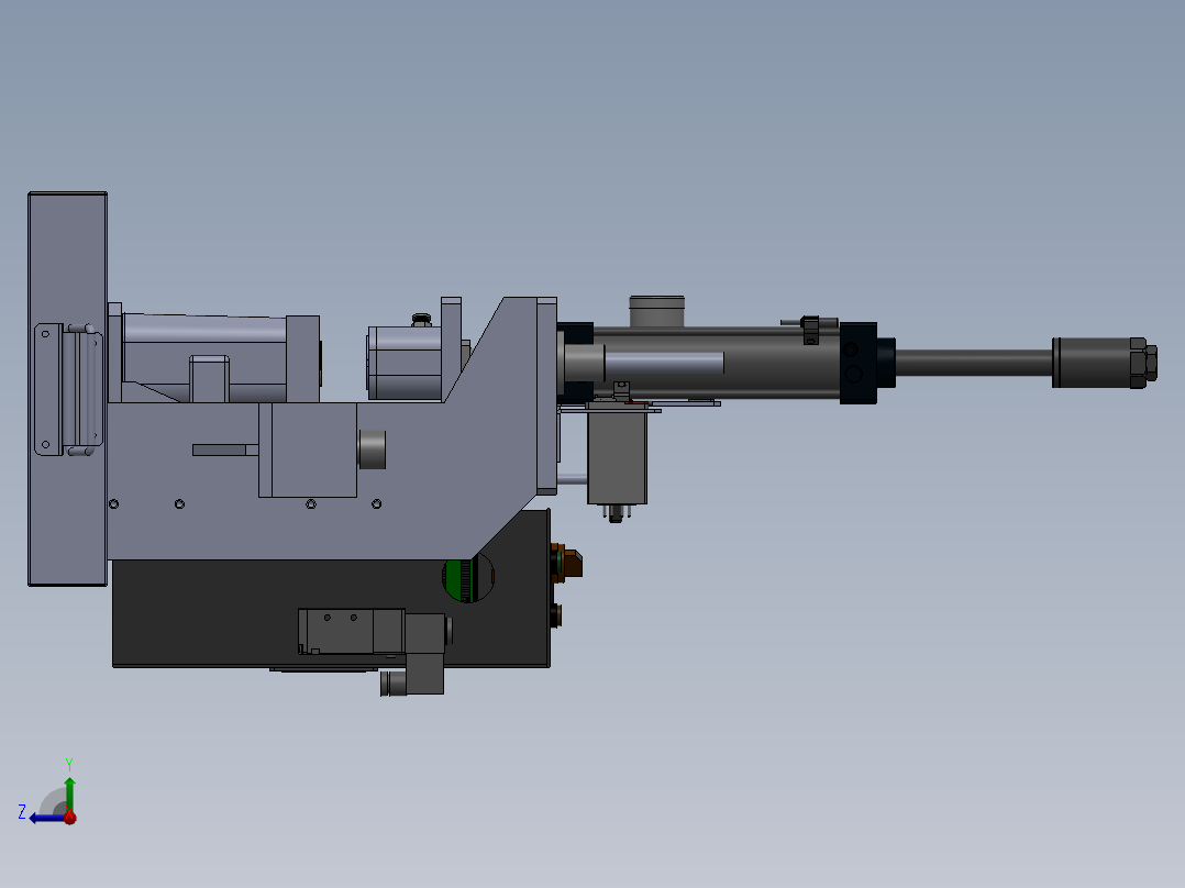 水箱测漏工装右视图