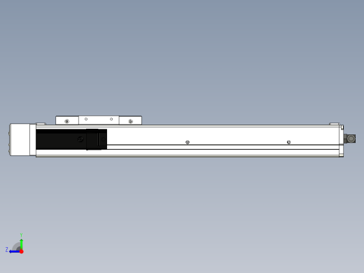 Toyo东佑达直线模组-ECH12-350-BL-100W+煞車右视缩略图