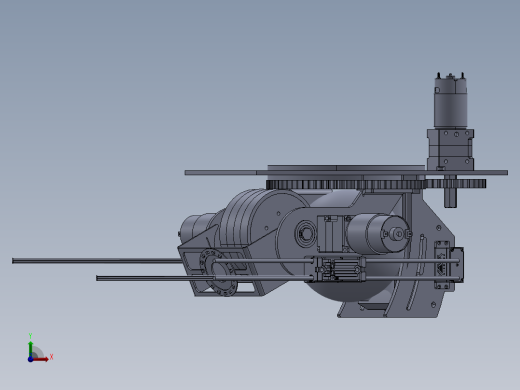 回转结构模型前视缩略图