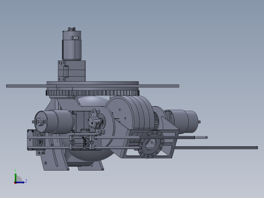 回转结构模型左视缩略图