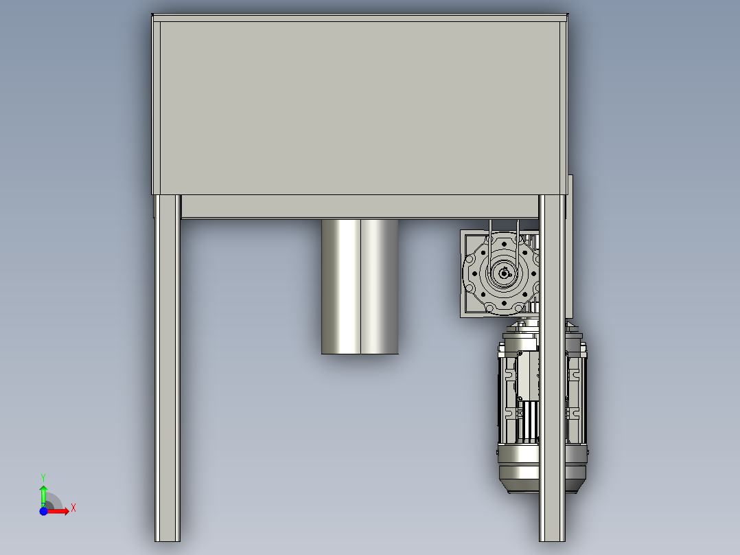 马铃薯土豆削片机前视图