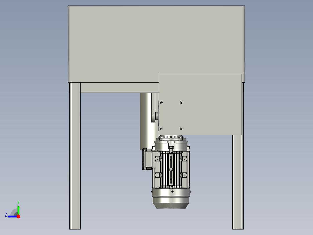 马铃薯土豆削片机右视图
