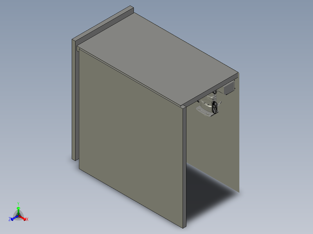 hospital-room-mab-病房床主视图