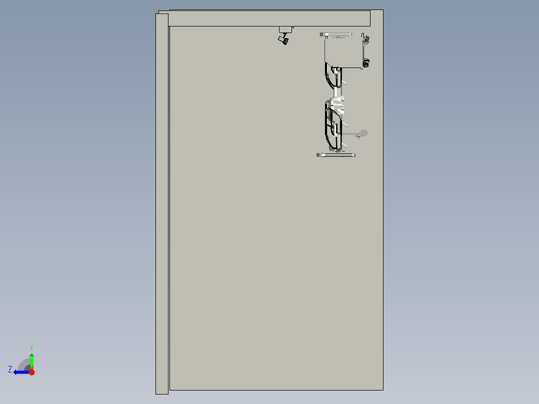 hospital-room-mab-病房床右视图