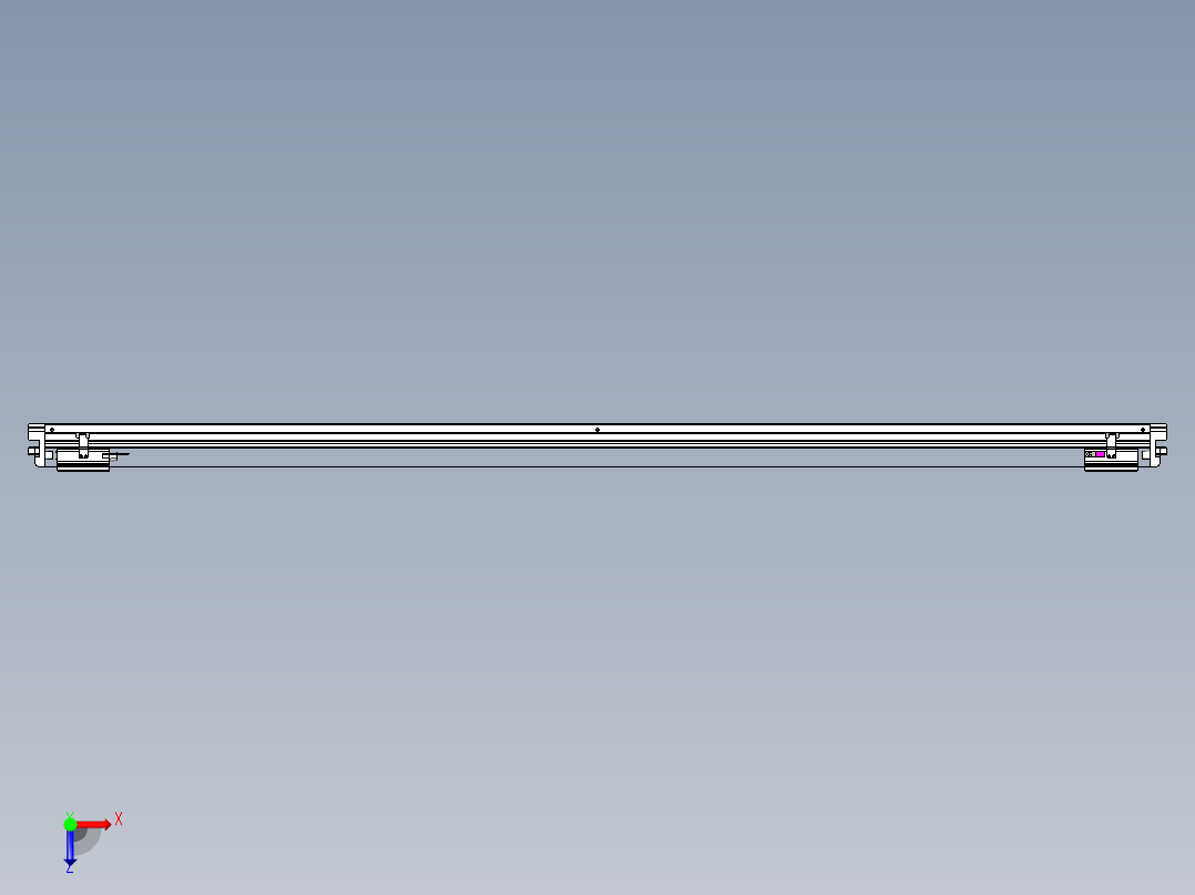 威洛博VL系列3d模型模组2VL22H1Y-S2000俯视图