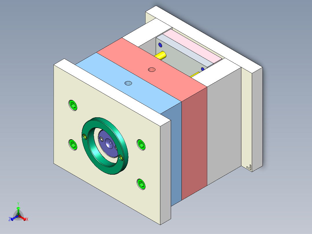 拉链头注塑模具设计含UG三维二维说明