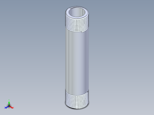 CPVC管件33-Sch80_Nipple_MPTxMPT_9861-108_0.75in x 5in